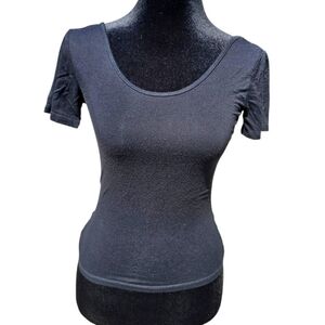 Aeropostale Classic Black Fitted Top Small